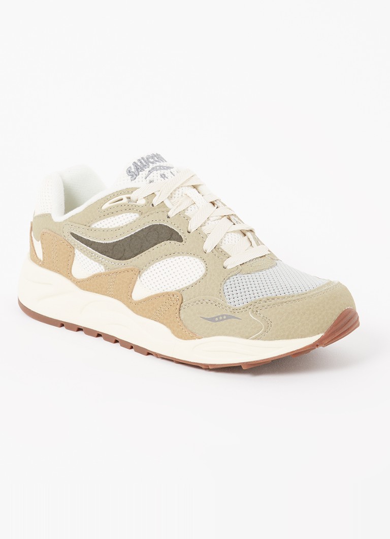 Saucony Grid Shadow 2 sneaker with suede and leather details
