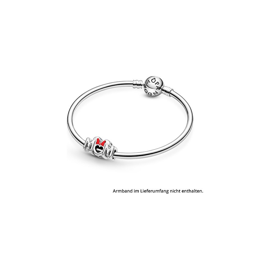 Pandora Charm x Pandora Minnie Maus Schleife & Mum