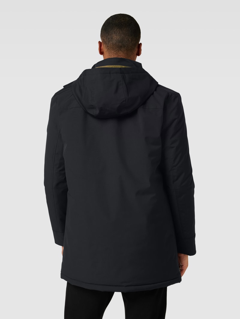 Jacke mit Kapuze in schwarz