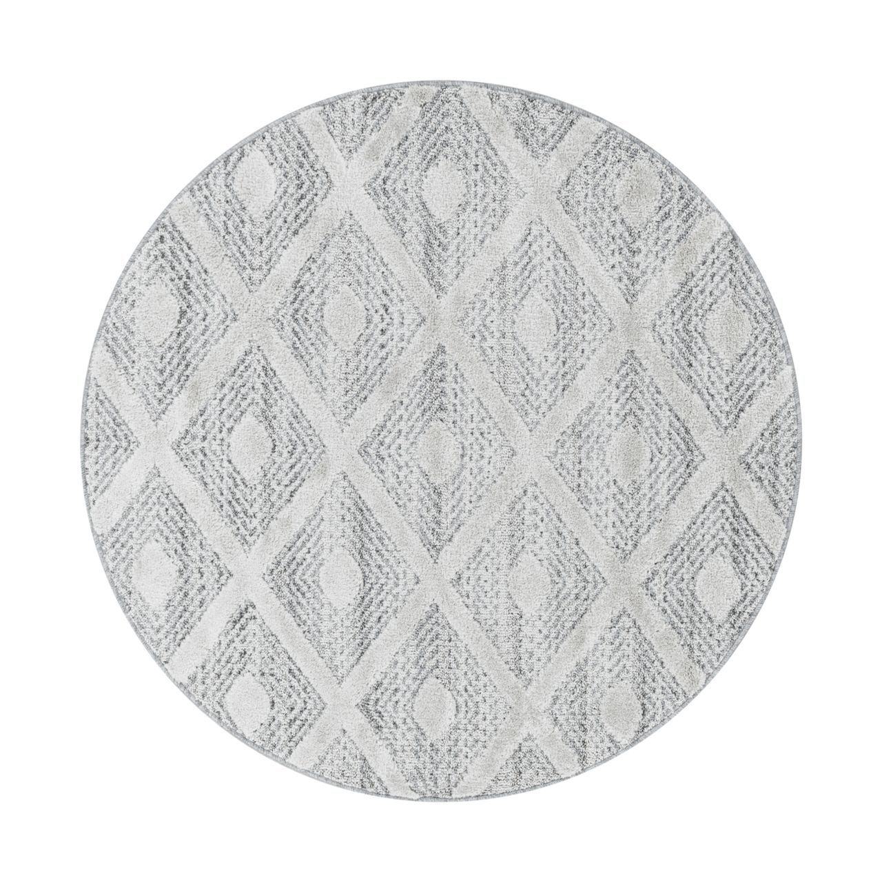 Ayyildiz Teppich, PISA 4707, GREY, 200 x 200 cm