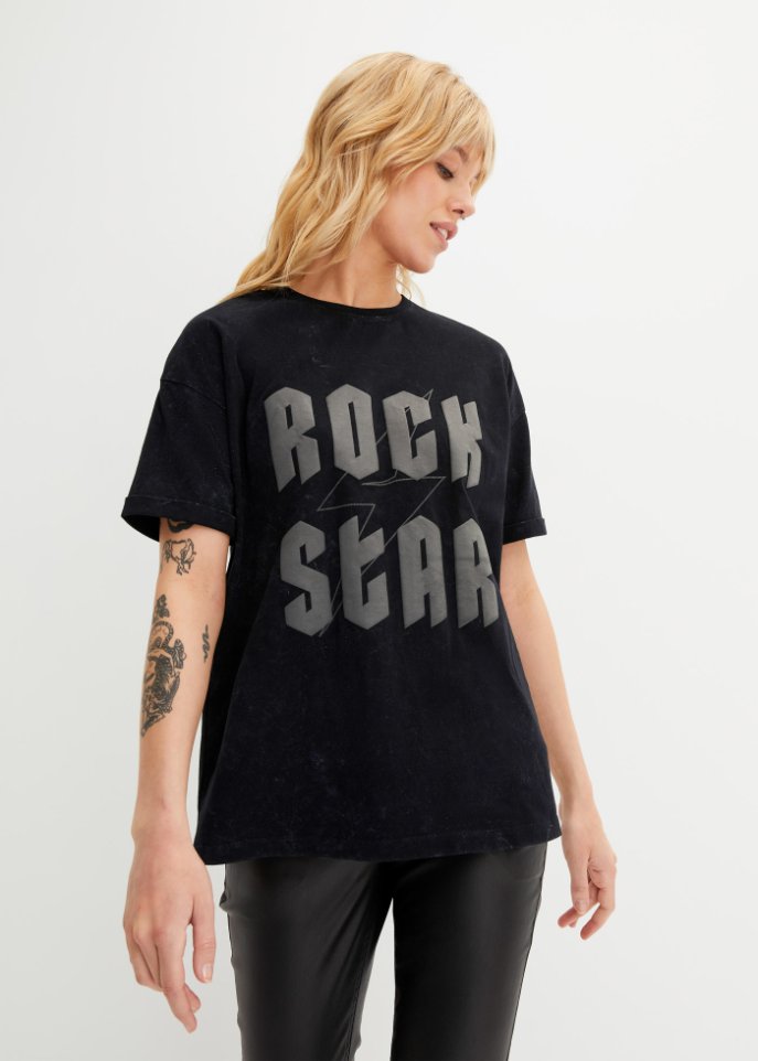 Oversize Shirt bedruckt aus Bio-Baumwolle