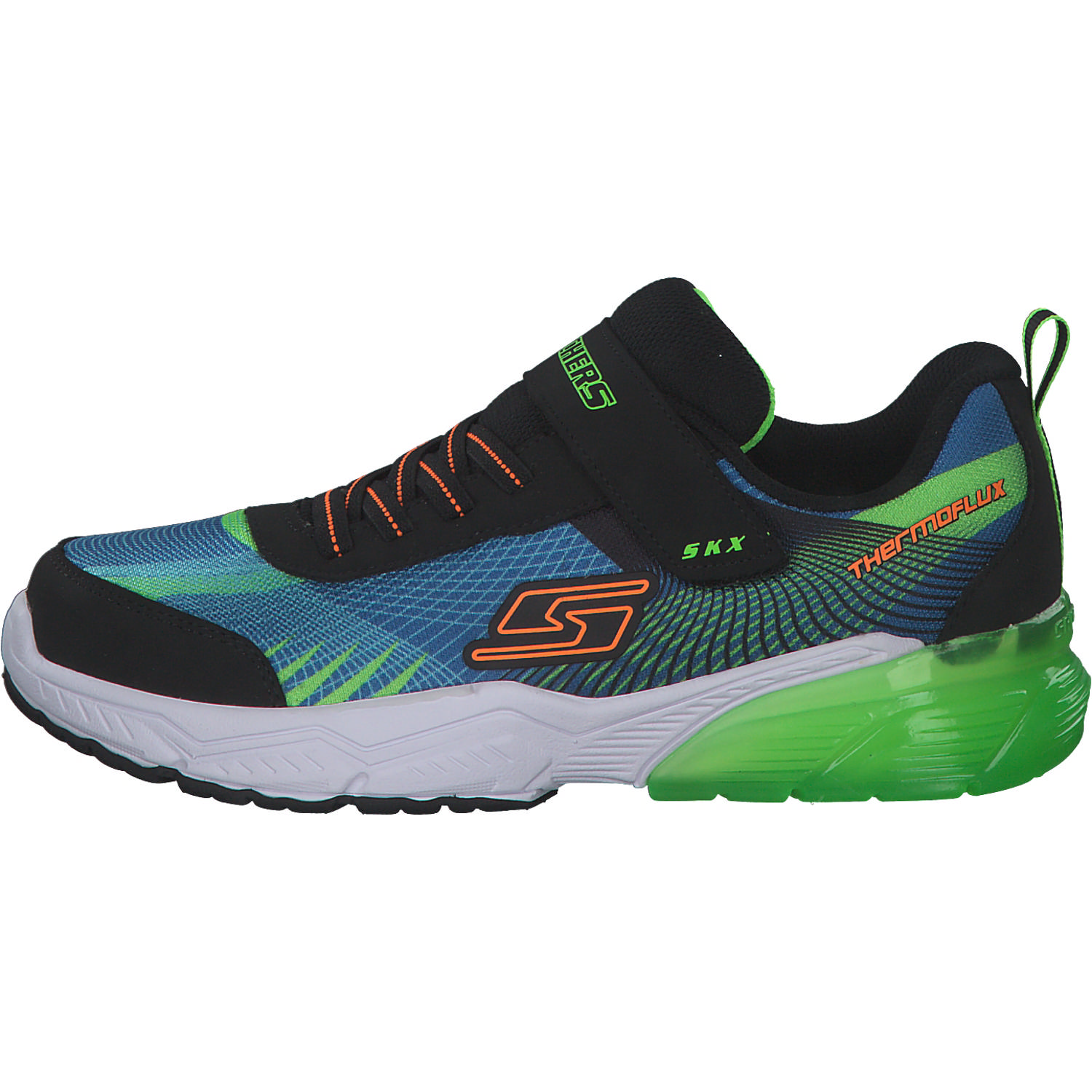 Skechers 403728L, Sneakers Low, Kinder, Blue/Lime
