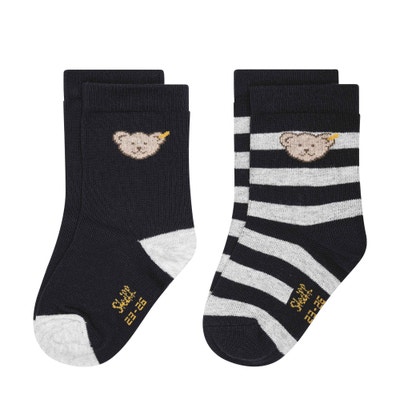 Socken 2er Pack GOTS, dunkelblau