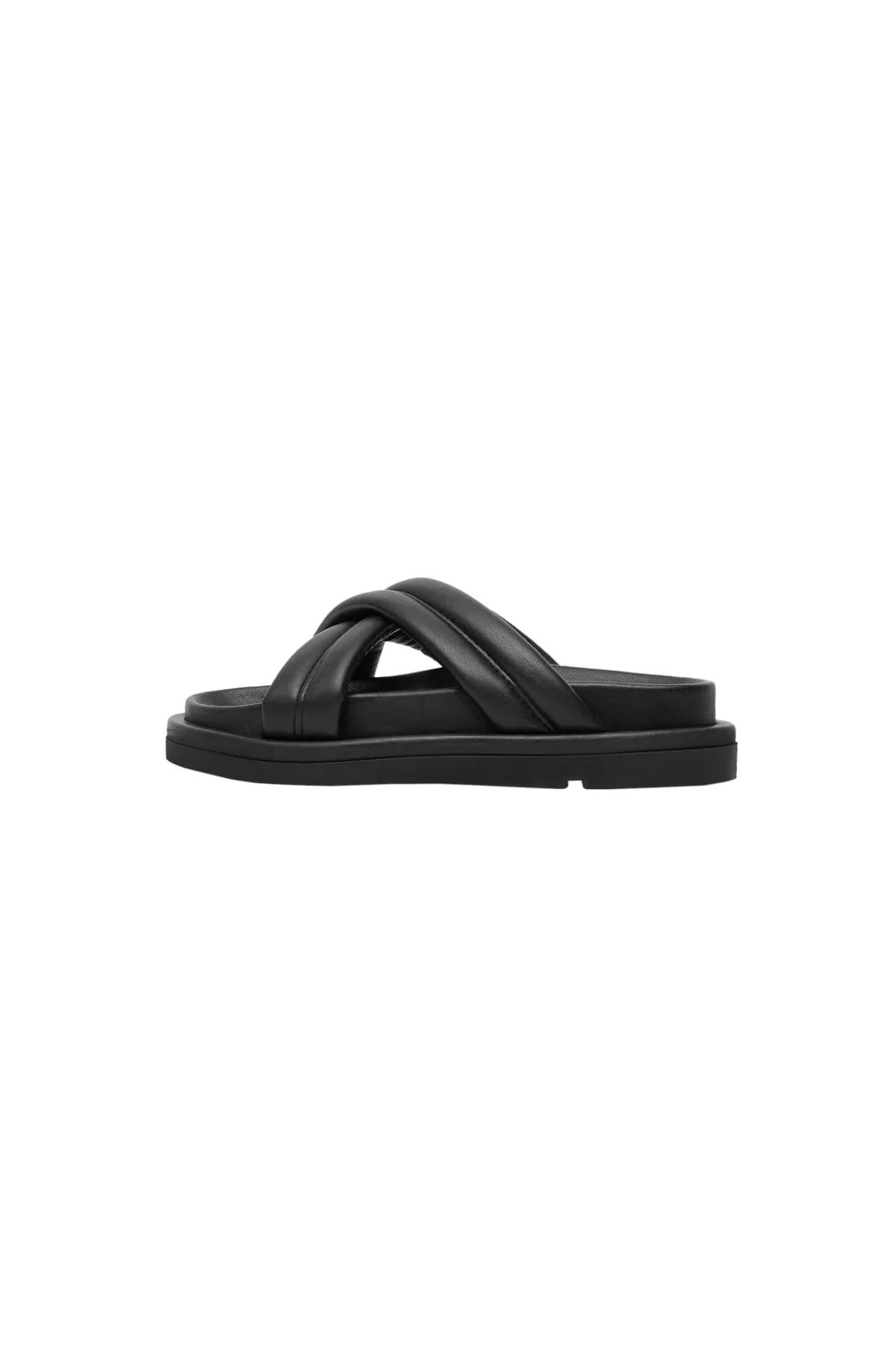 MANGO  Schwarze Damensandalen 27054399