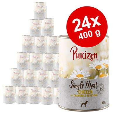 Sparpaket Purizon Single Meat 24 x 400 g