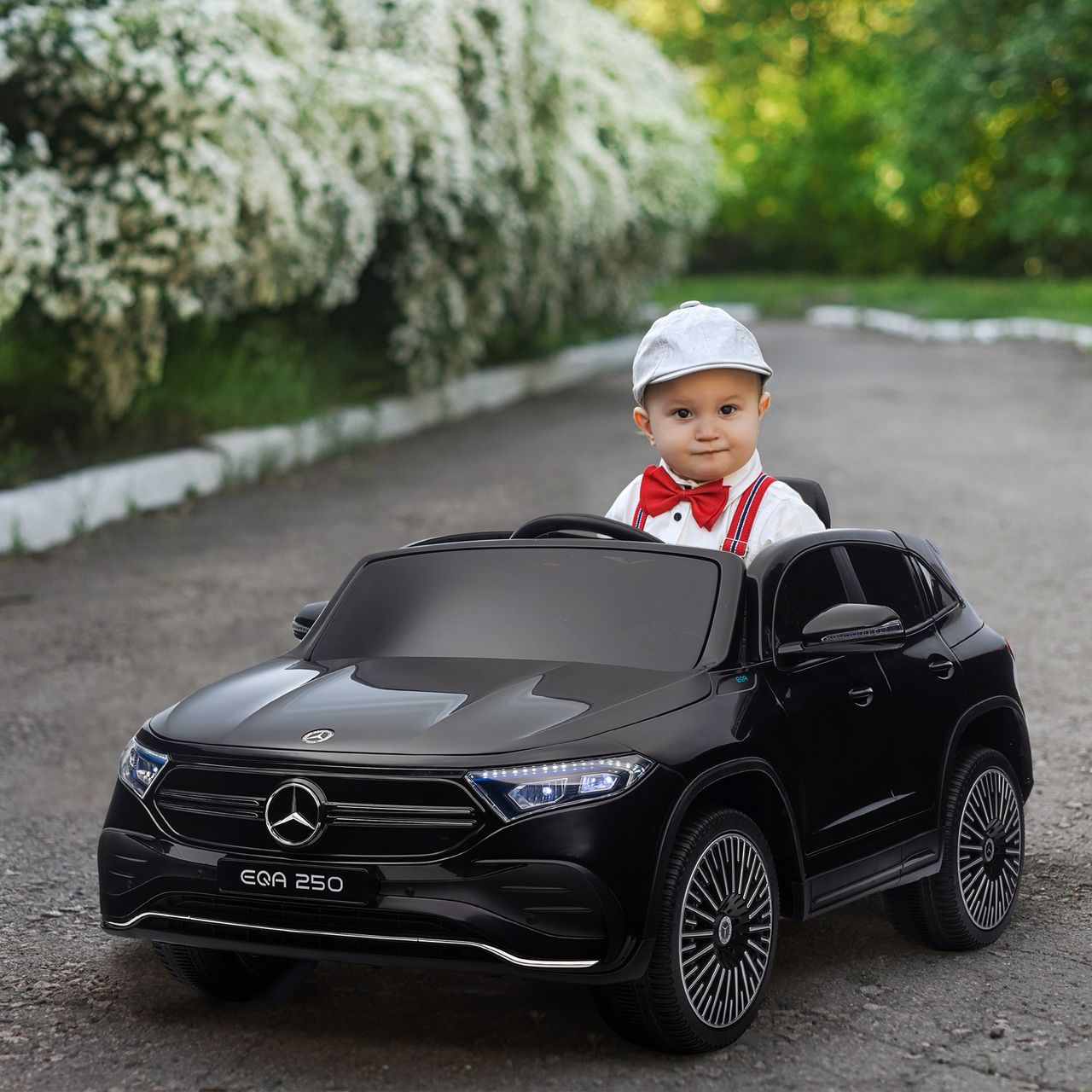 HOMCOM Kinder Elektrofahrzeuge Elektroauto mit Fernbedienung, Kinderauto mit MP3