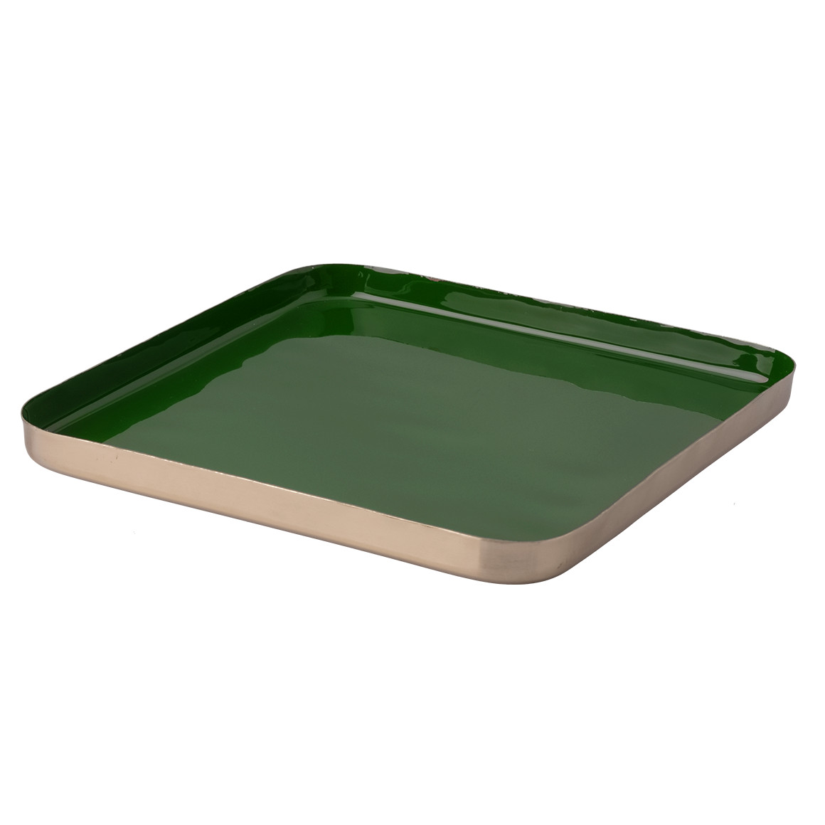Deko-Tablett in Gold-Optik