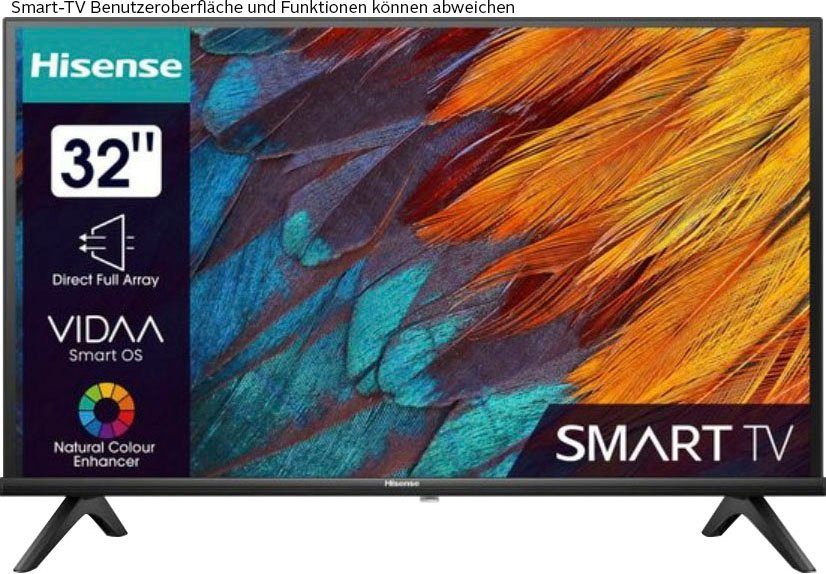 Hisense 32E41KT LED-Fernseher (80 cm/32 Zoll, HD, Smart-TV,Triple Tuner DVB-T2 / T/C / S2 / S)