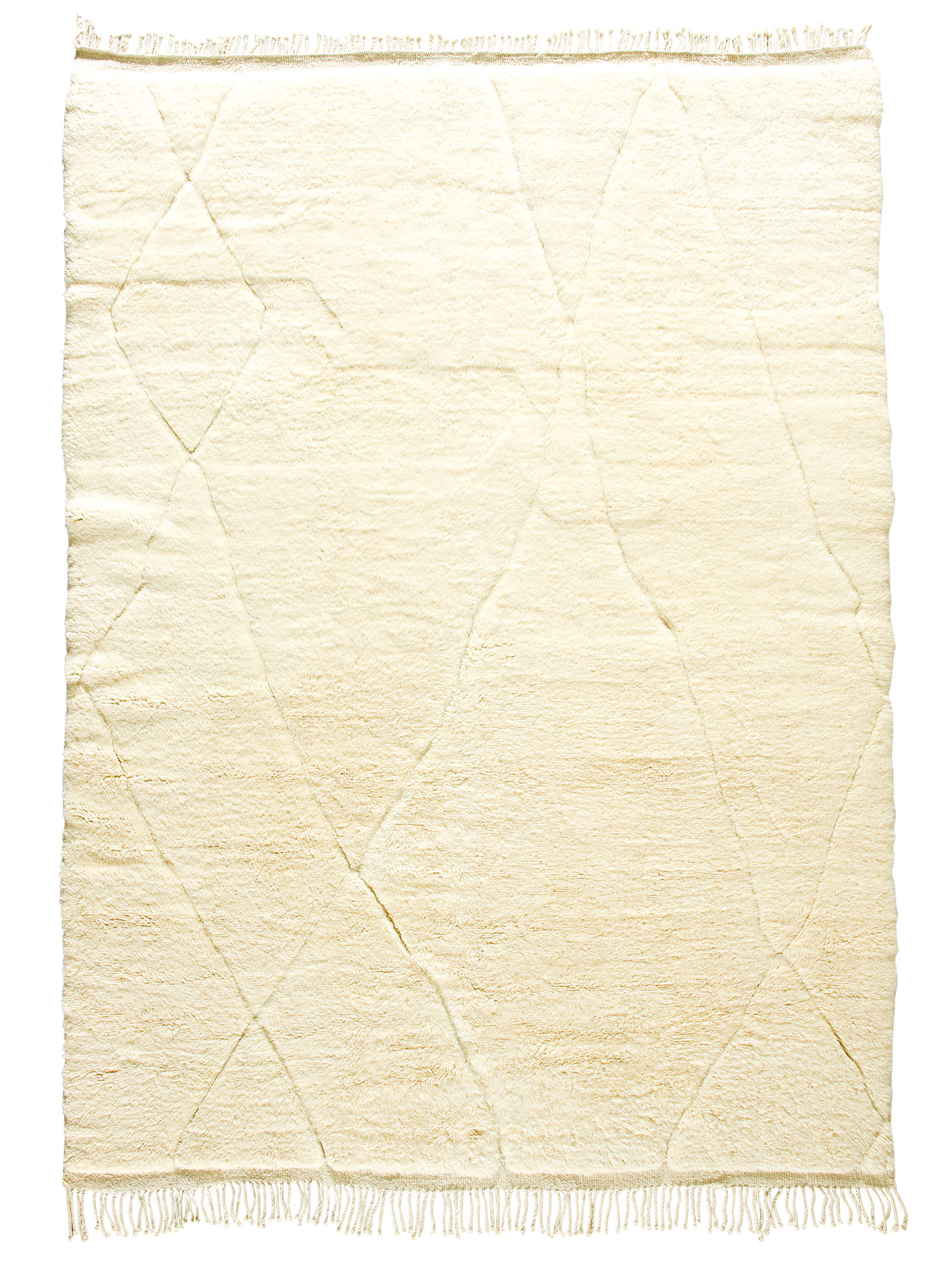 Beni Ourain ca. 253 x 346 cm, Unikat / Einzelstück
