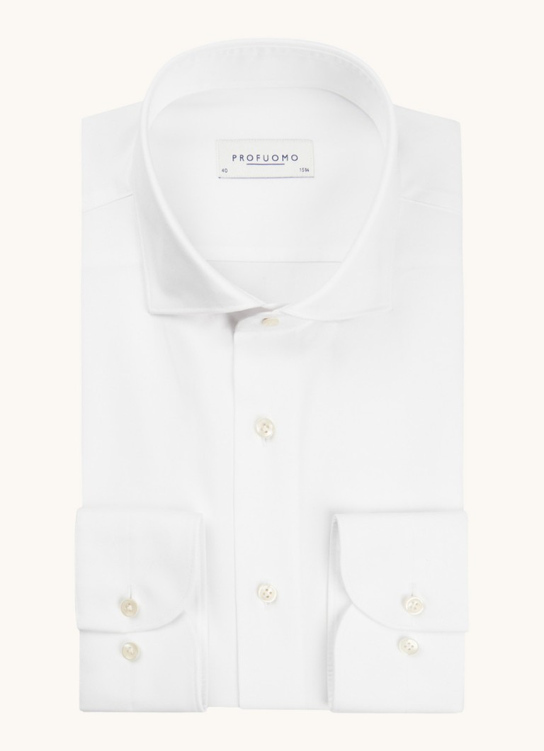 Profuomo srajca regular fit z izrezanim ovratnikom