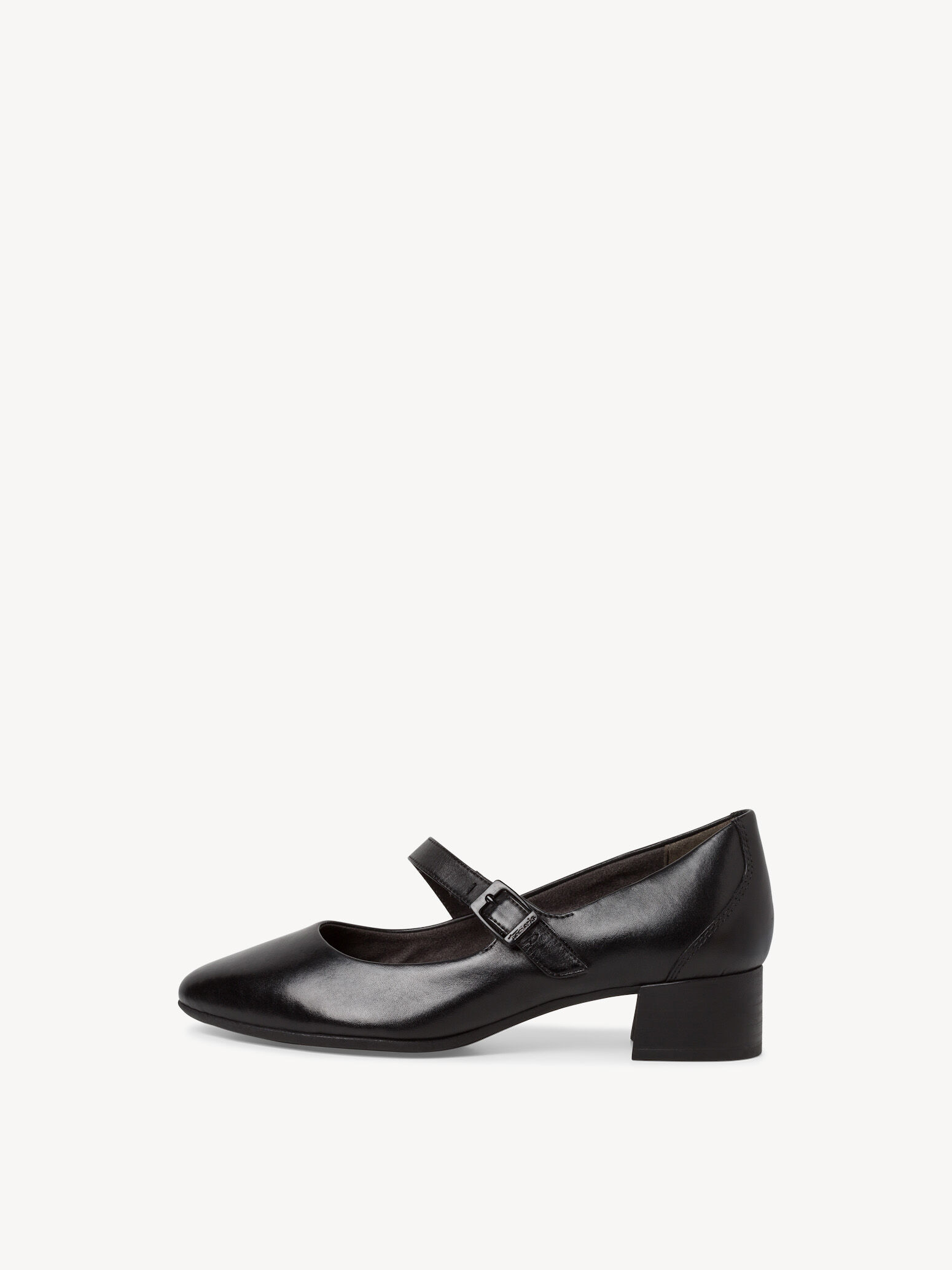 Escarpin en cuir - noir