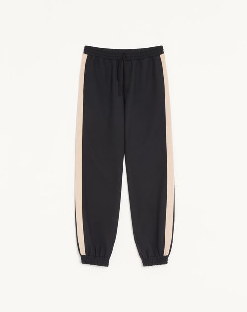 Valentino nylon broek met V-goud