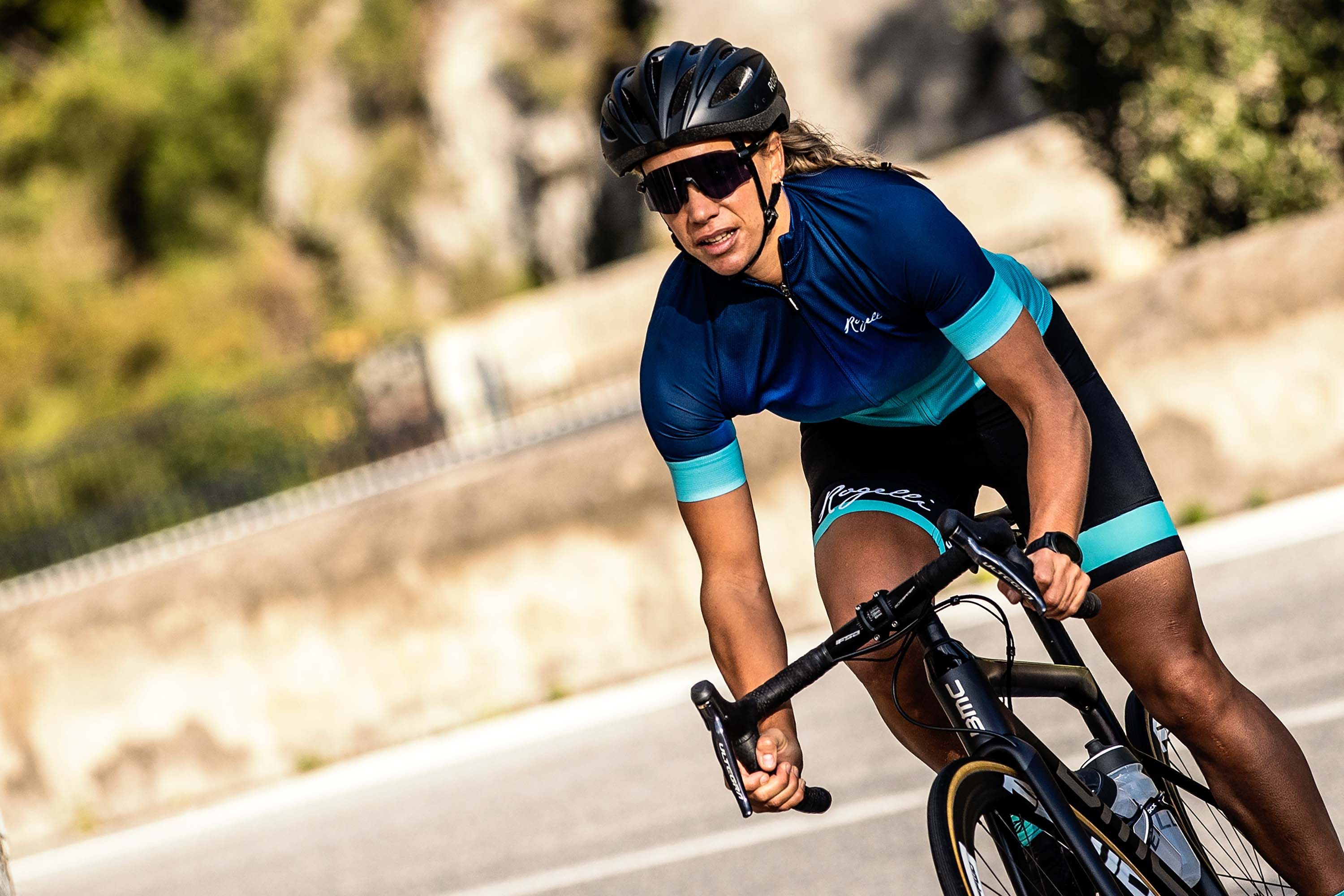 Rogelli Dream Türkis/Blau Damen Radtrikot Kurzarm