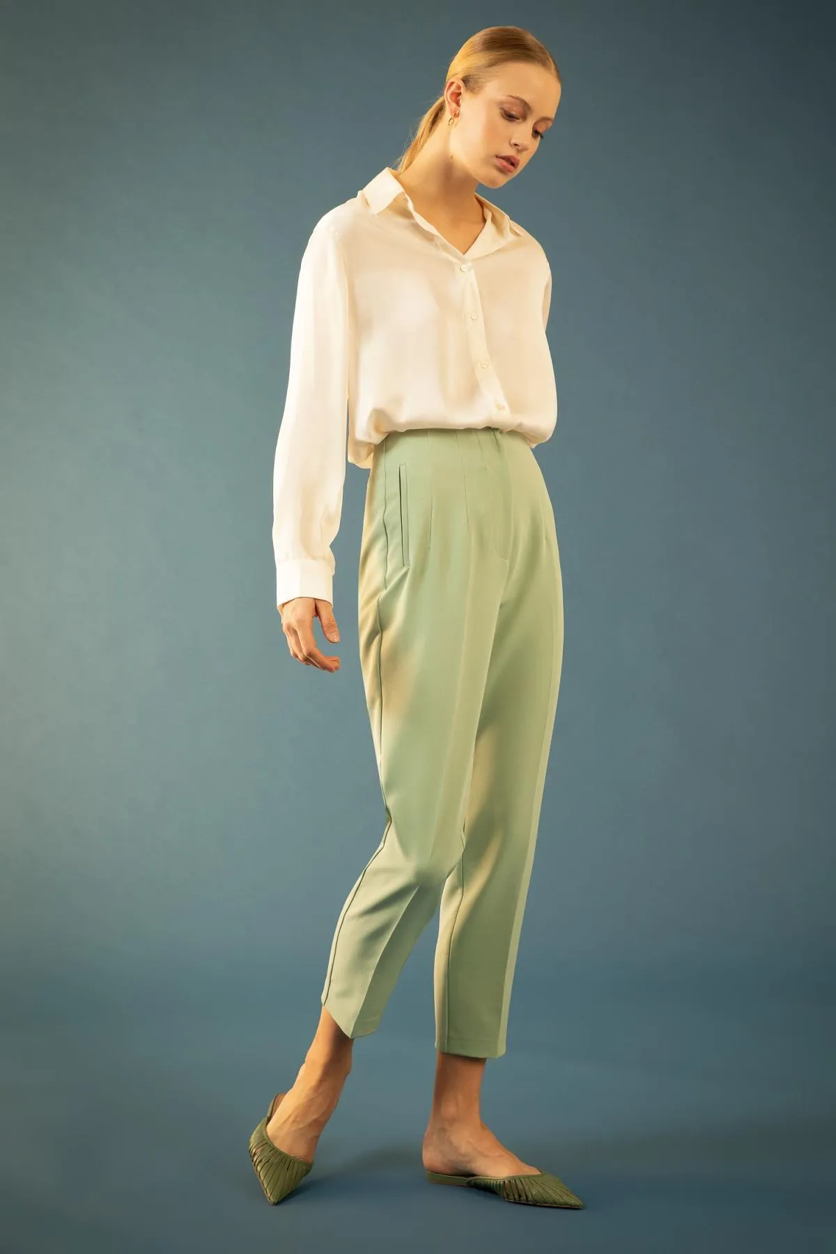 DeFacto  Slim-Fit-Hose mit hoher Taille
