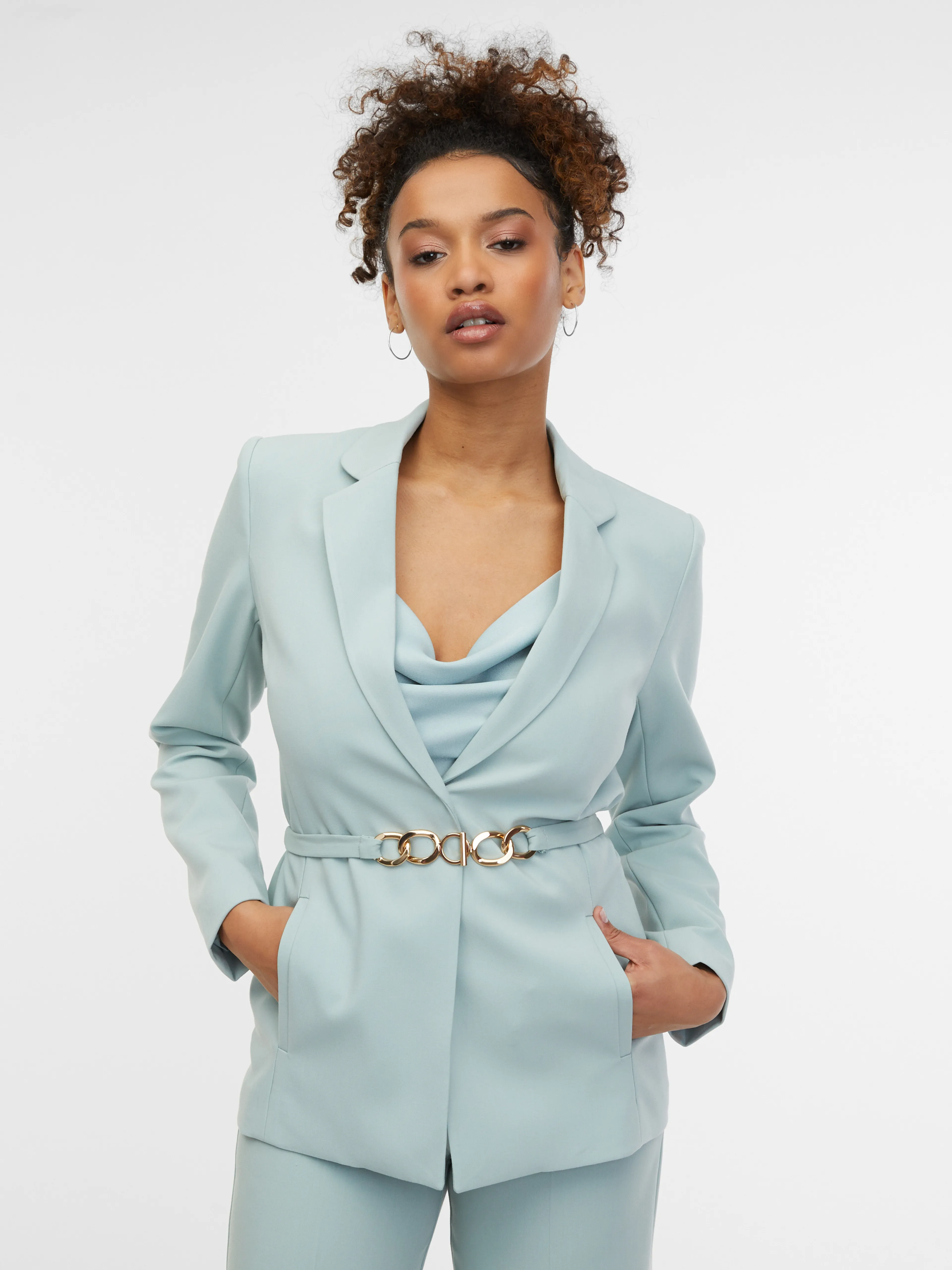 Mintfarbene Damenjacke ORSAY