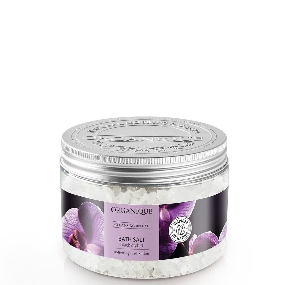 organique cosmetics Sel de bain à l’orchidée noire Sel de bain