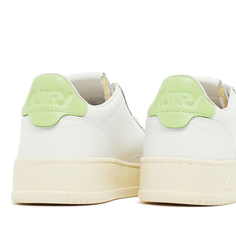 Autry Wmns Medalist Low leat/leat wht/snap grn