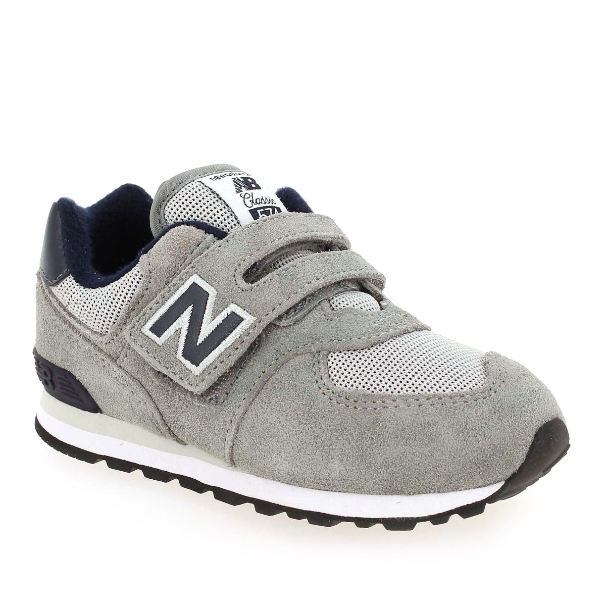New Balance  574 BE1 VELCRO - Gris Marine