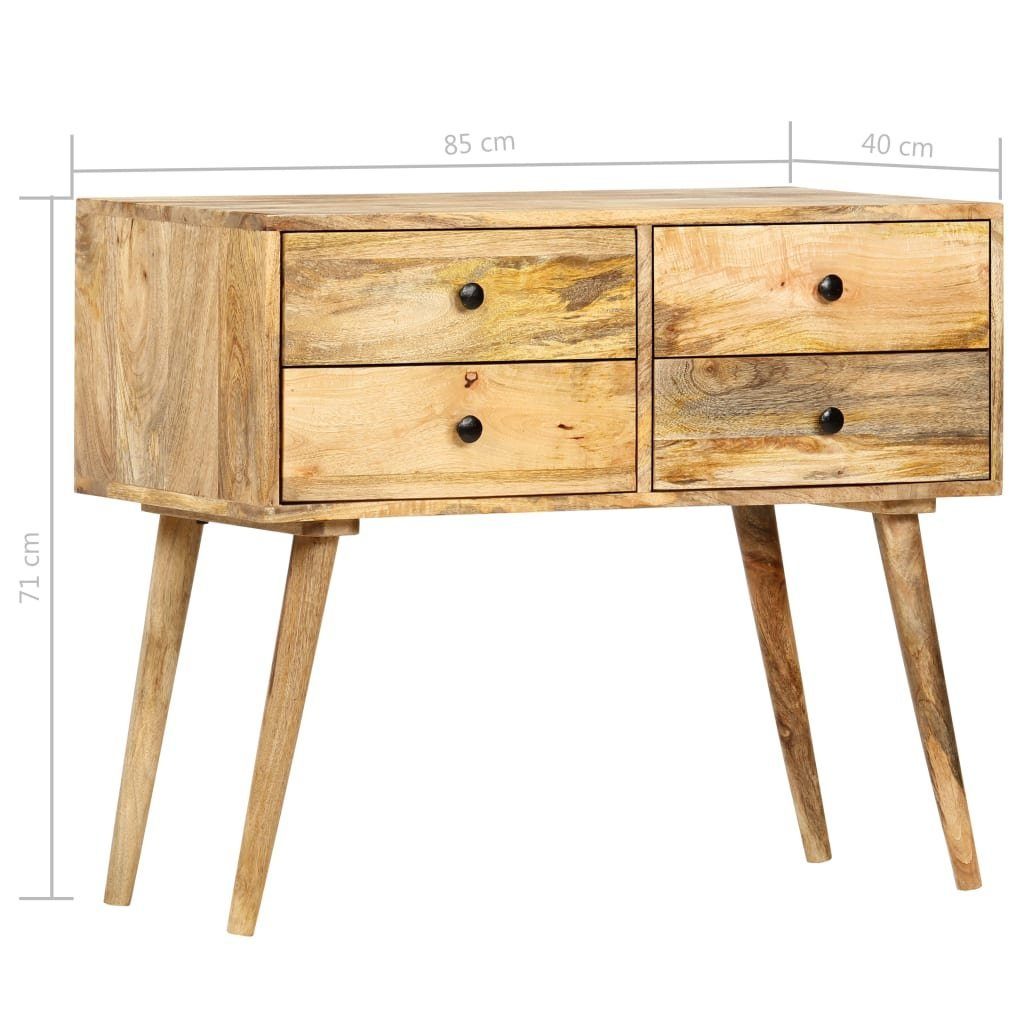 vidaXL Sideboard Sideboard 85 x 40 x 71 cm Massivholz Mango (1 St)