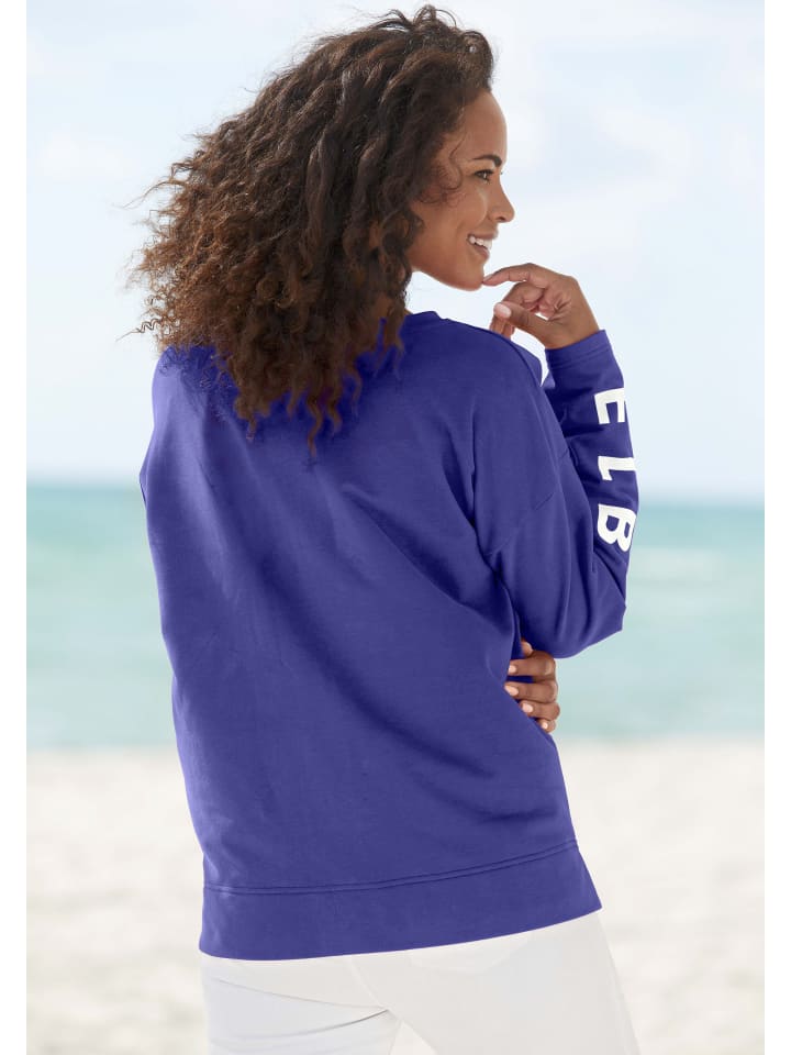 ELBSAND Sweatshirt in blau günstig kaufen