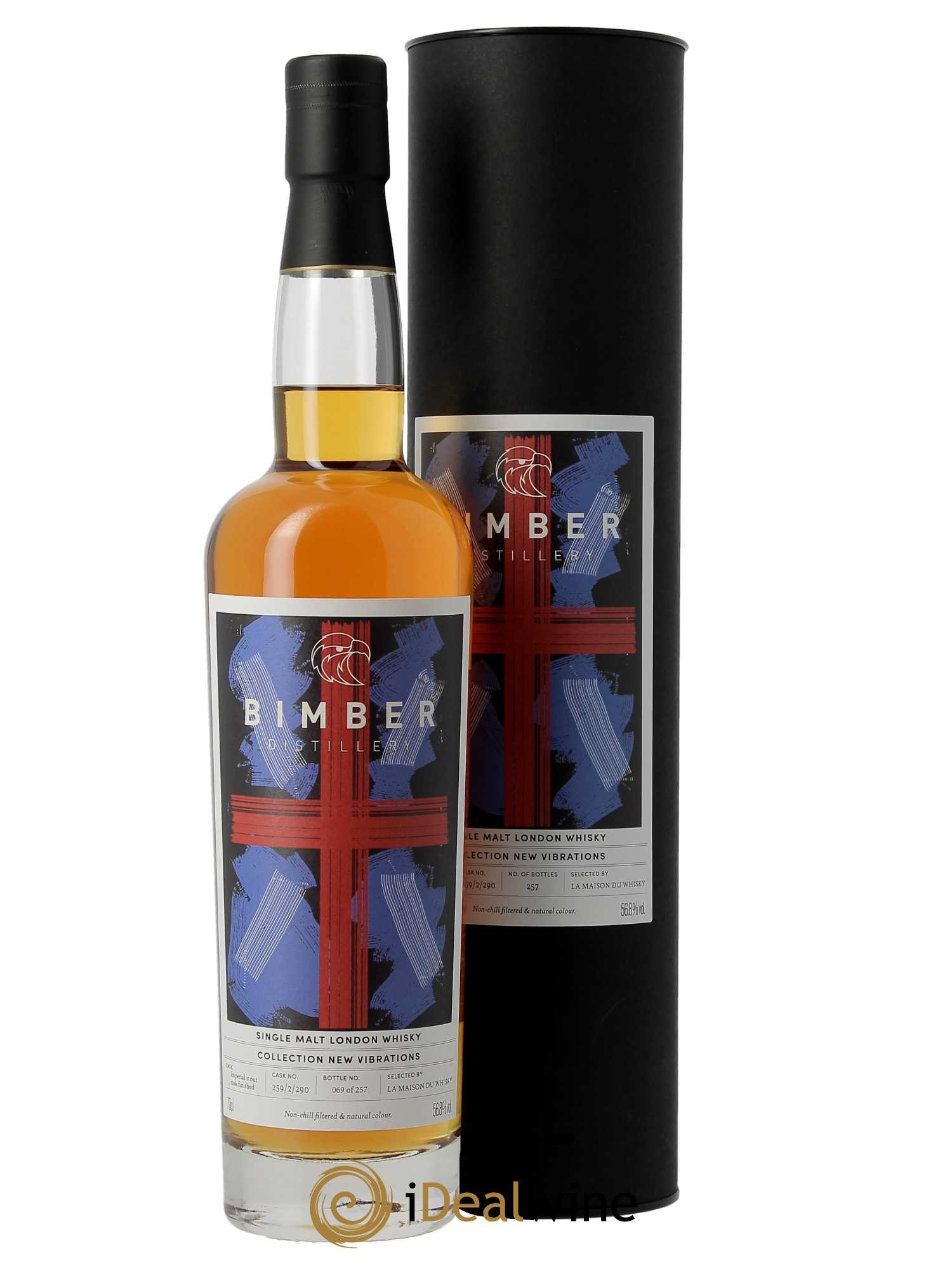 Whisky Bimber 2017 Ex-Imperial Stout Finished Single Cask (70cl)  - Lot de 1 Bouteille