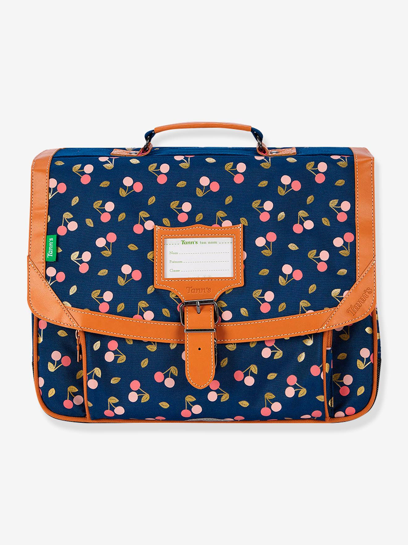 Cartable Alexa TANN'S fille bleu imprimé cerise