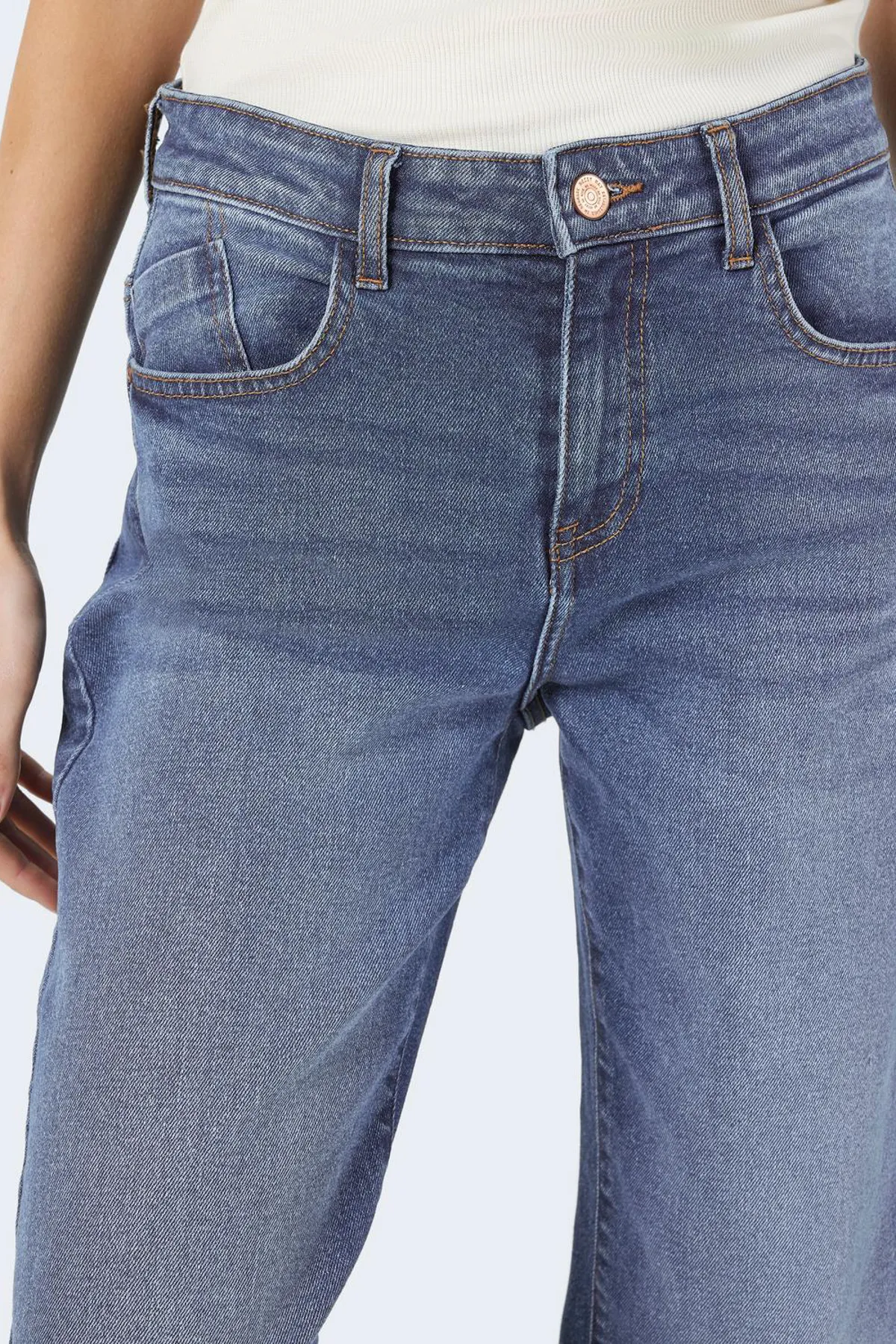 Noisy May  Jeans - Blau - Wide Leg