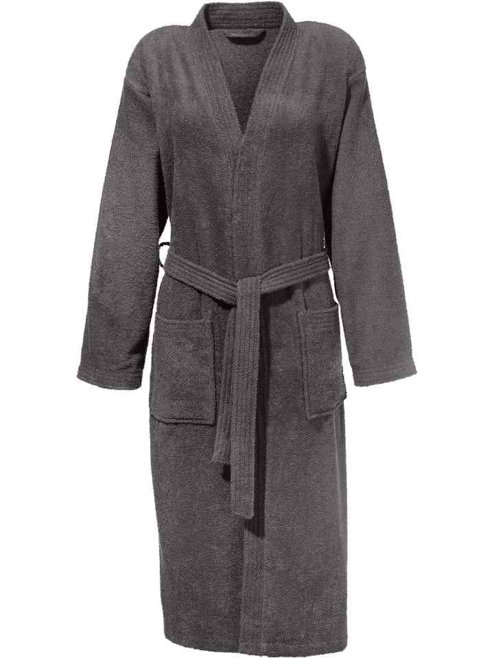 REDBEST Frottier Unisex-Bademantel Chicago in anthrazit günstig kaufen