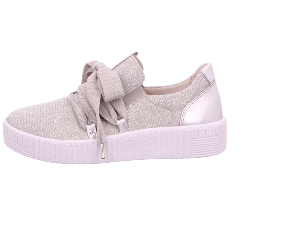 GABOR Freizeit Schnürer silber Gabor Fashion Sneaker low 43.333.61 silb