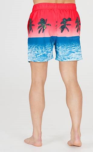 CRUZ Badeshorts Farell mit stylischem Print