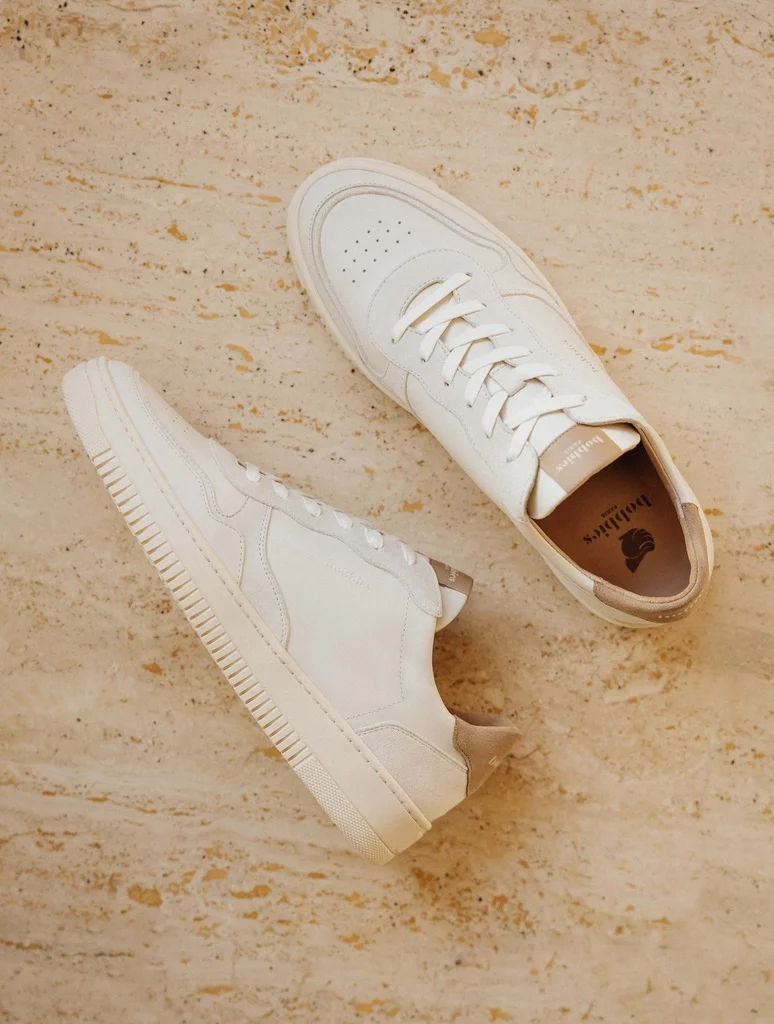 Travis - Blanc Cassé & Beige Cendré