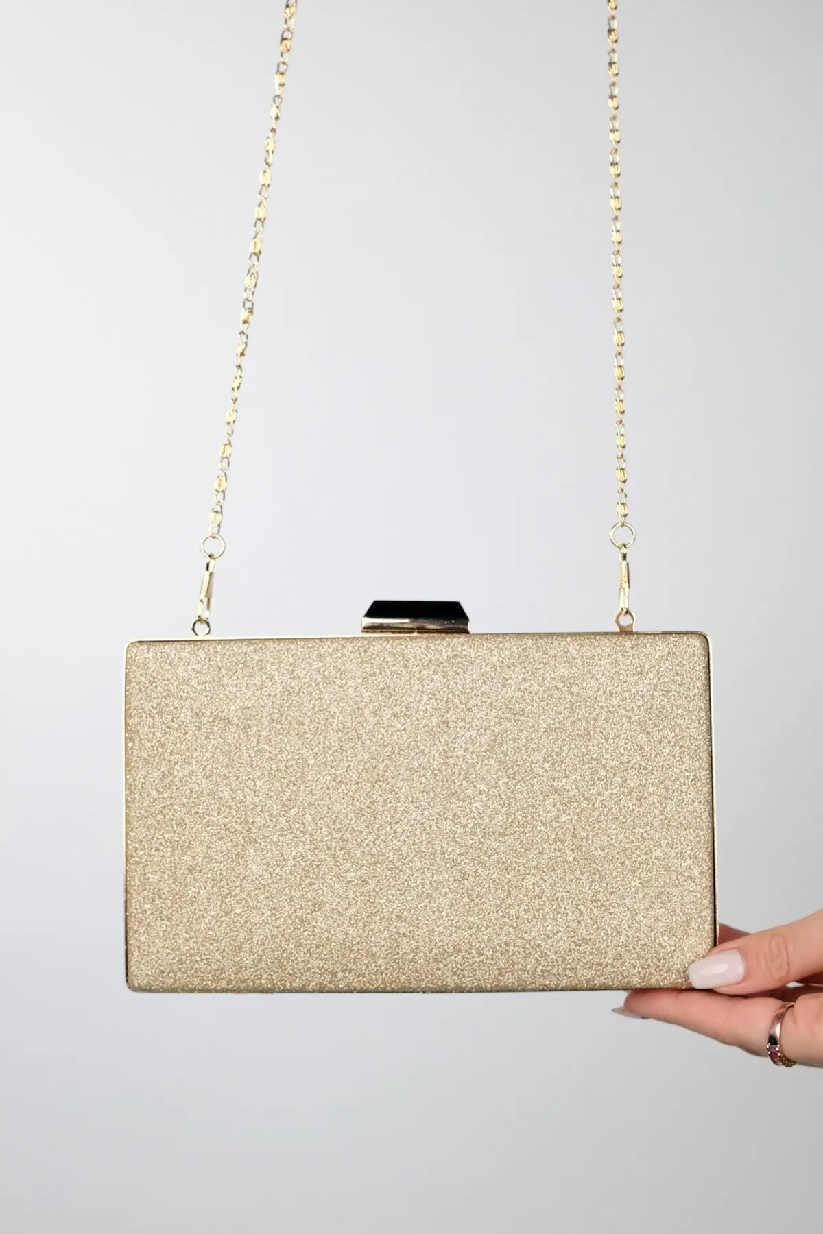 LuviShoes  Abendtasche - Goldfarben - Unifarben