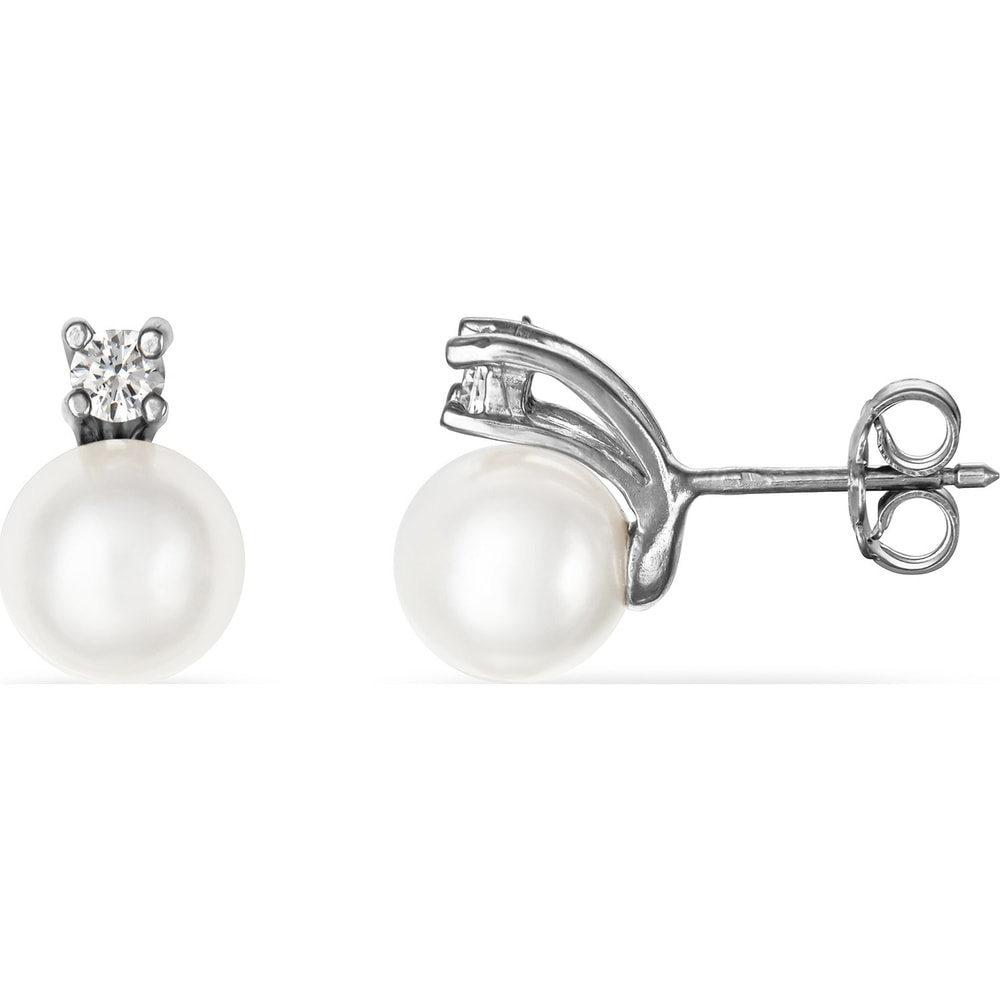 FAVS Boucles d'oreilles à fermoir à poussette 925 Argent Boucles d'oreilles