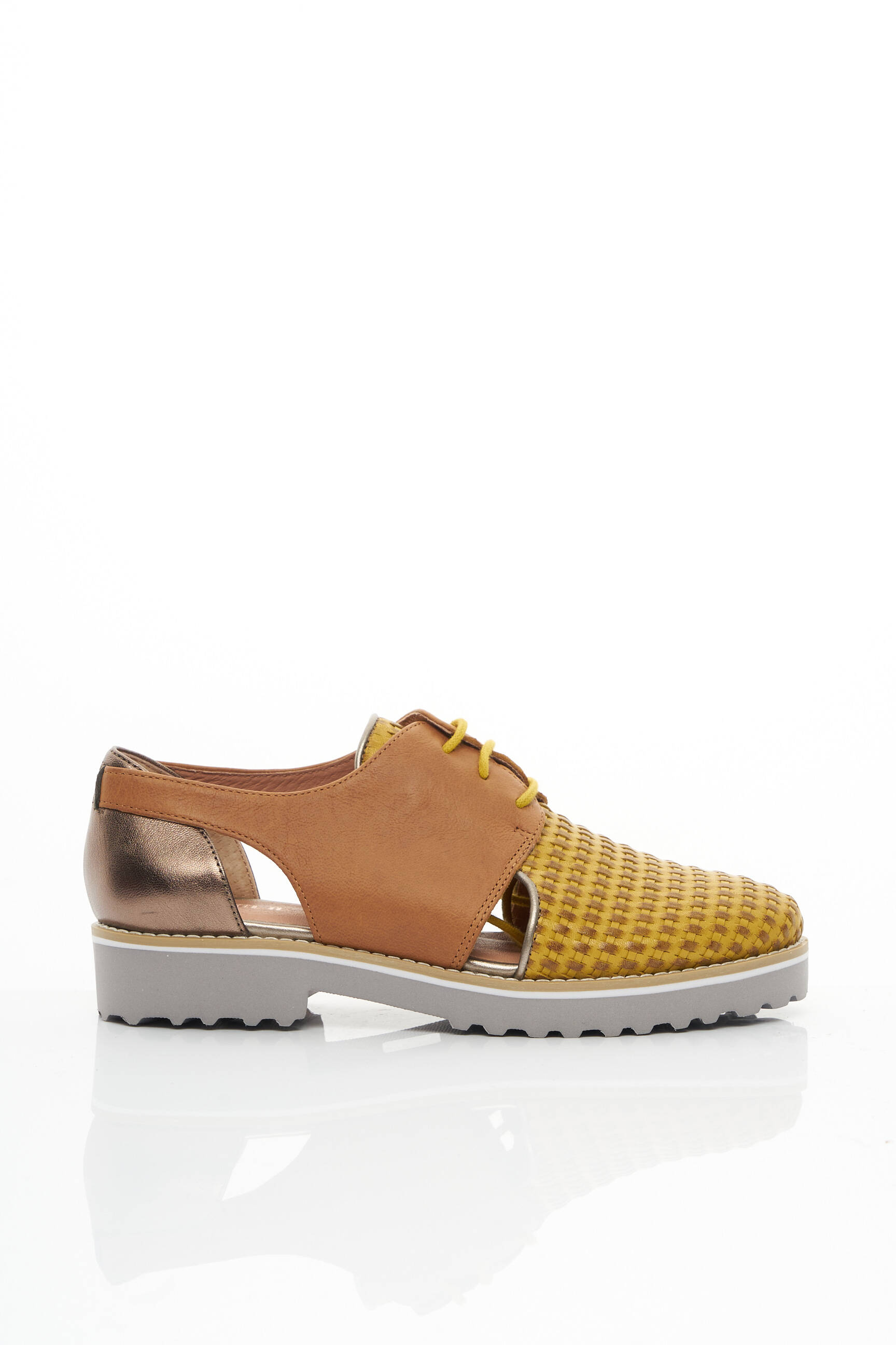 Emilie Karston Derby Femme couleur jaune