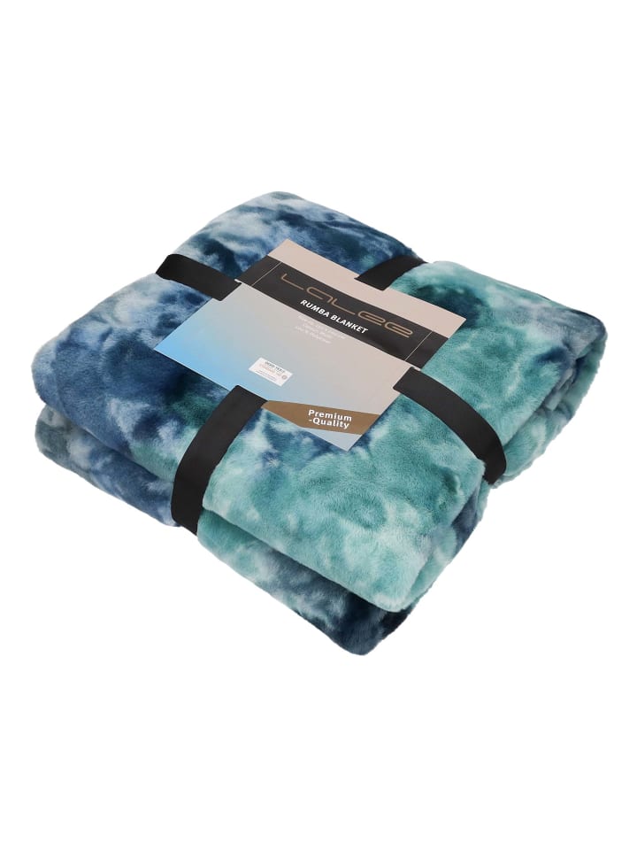 GMD Living Batik Wohndecke RUMBA in der Farbe Multi (blaugrün)  günstig kaufen