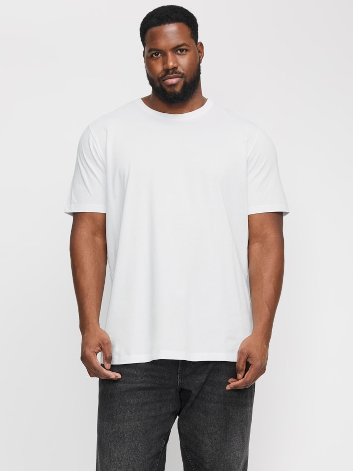 JACK & JONES PLUS T-shirt in White günstig kaufen
