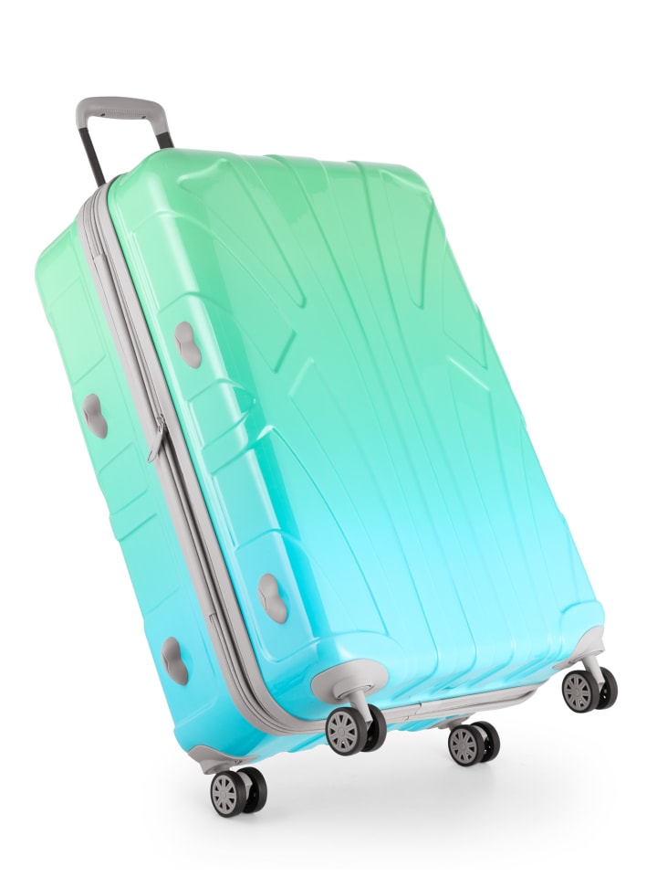 suitline Großer Reisekoffer erweiterbar XL Koffer 4 Rollen TSA 110 L in Northern Lights günstig kaufen L
