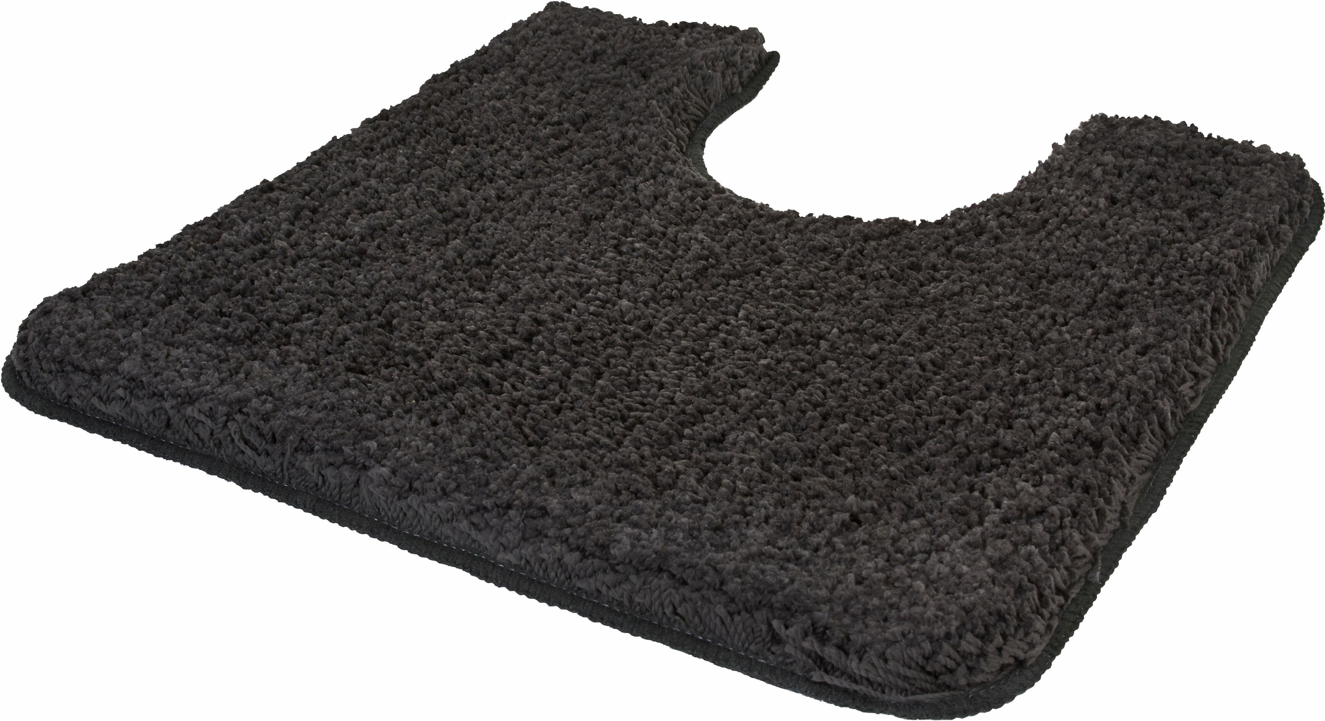 Badematte Trend Kleine Wolke, Höhe 35 mm, rutschhemmend beschichtet, fußbodenheizungsgeeignet, schnell trocknend, Baumwolle, rechteckig, Badteppich, Uni Farben, waschbar