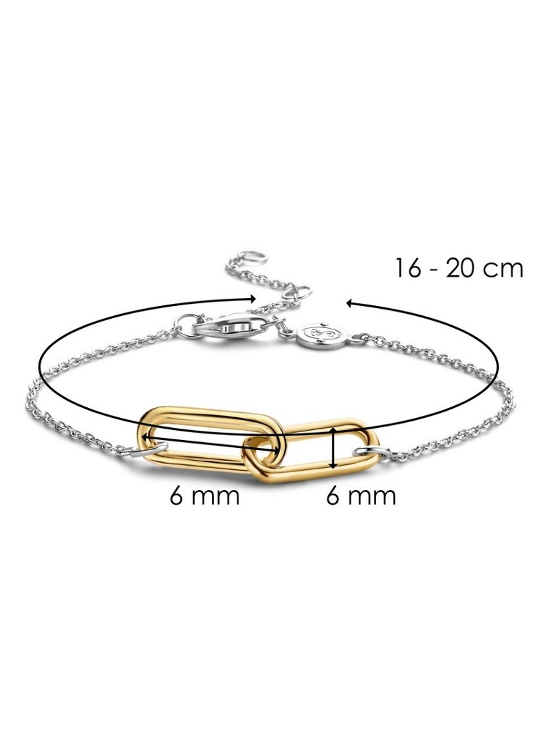 TI SENTO - Milano Link Bracelet Gold Plated 2960SY