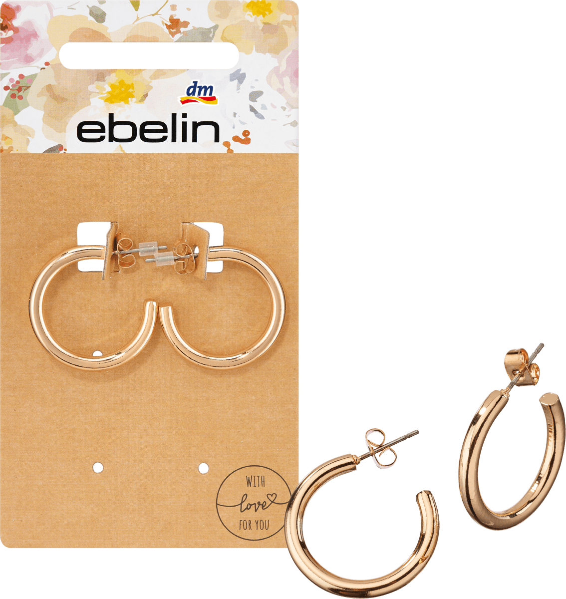Creolen Gold-Optik, 2 St