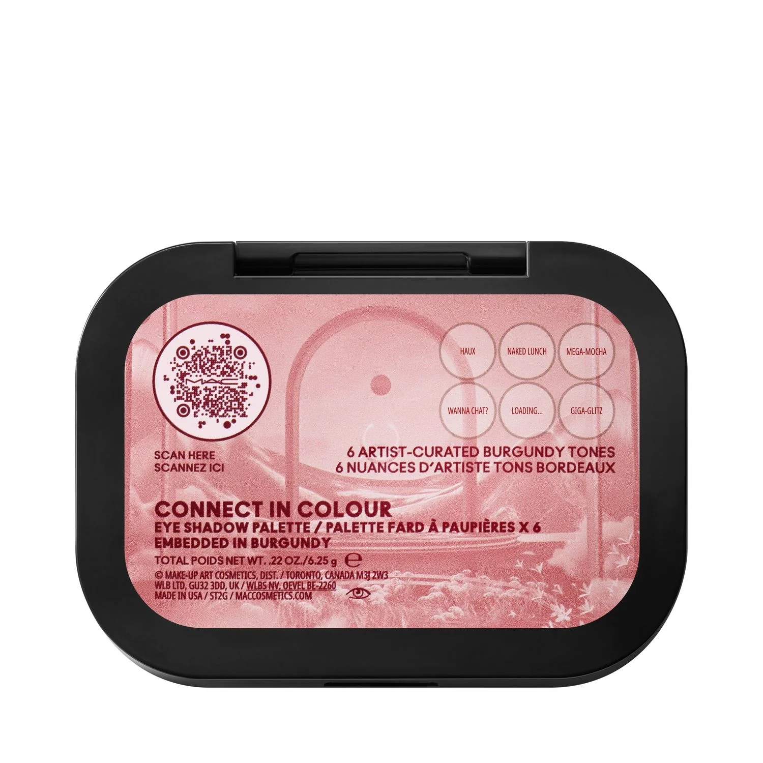 Connect In Colour paleta sjenila za oči: Embedded in Burgundy - paleta sjenila za oči, kompaktno sjenilo za oči