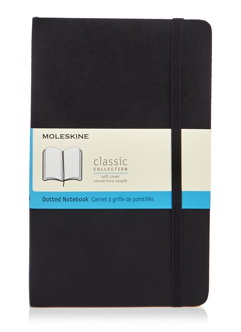Caiet Moleskine mare cu puncte negre