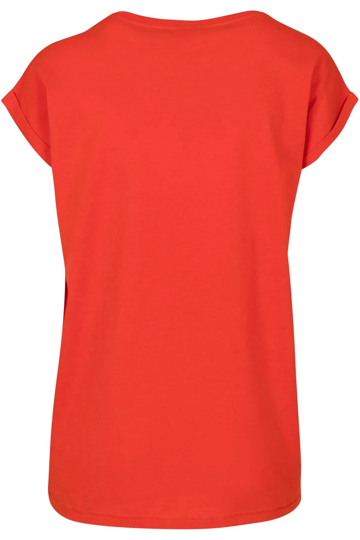 Urban Classics  Damen T-Shirt mit verlängerter Schulterpartie für Damen