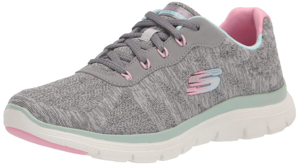 SKECHERS Freizeit Schnürer grau