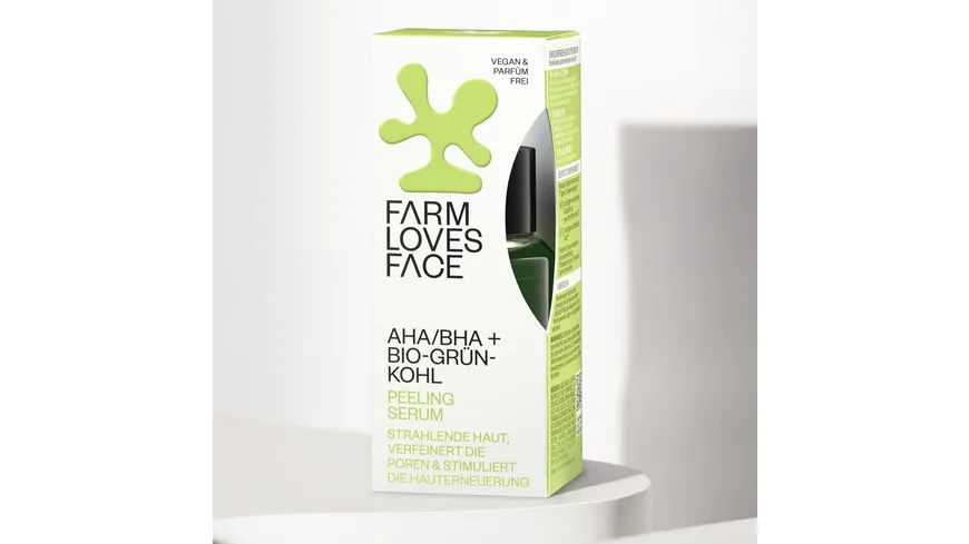 Farm loves Face AHA/BHA +  Bio-Grünkohl Peeling Serum 28 ml