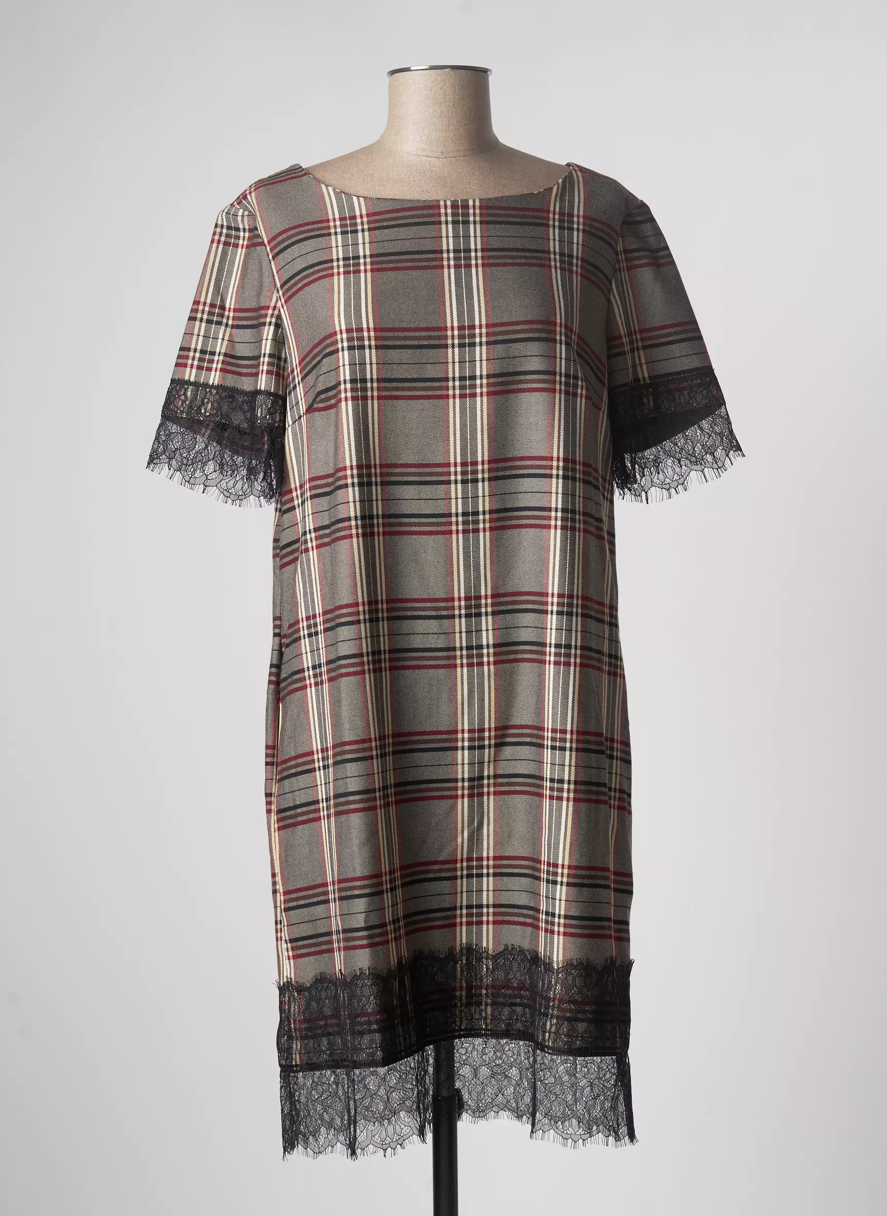 Xt Studio Robes Mi Longues Femme couleur gris