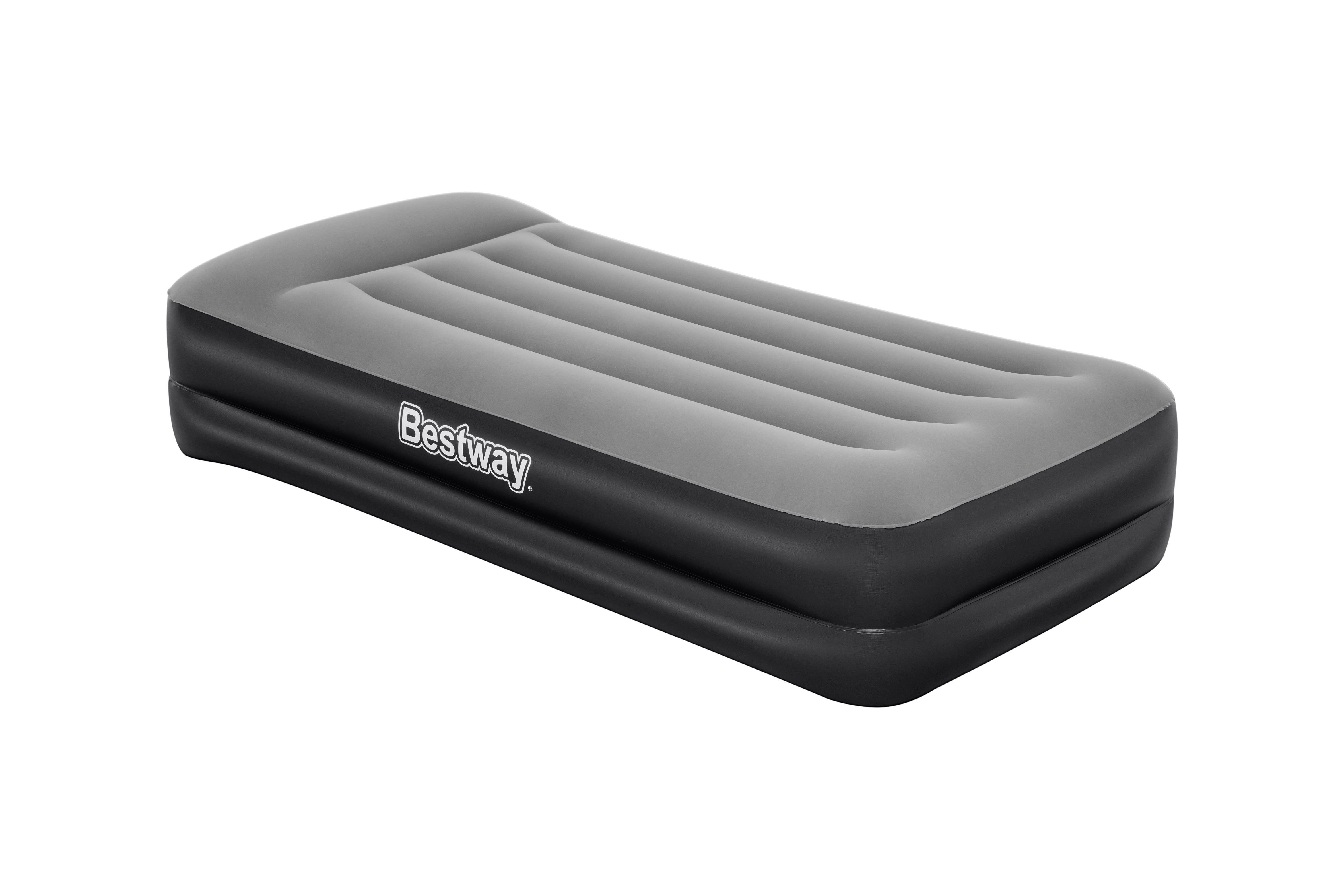 Bestway Luftbett Lufmatratze mit eingebauter Pumpe TRITECH 67401, mit Luft-Ablassfunktion