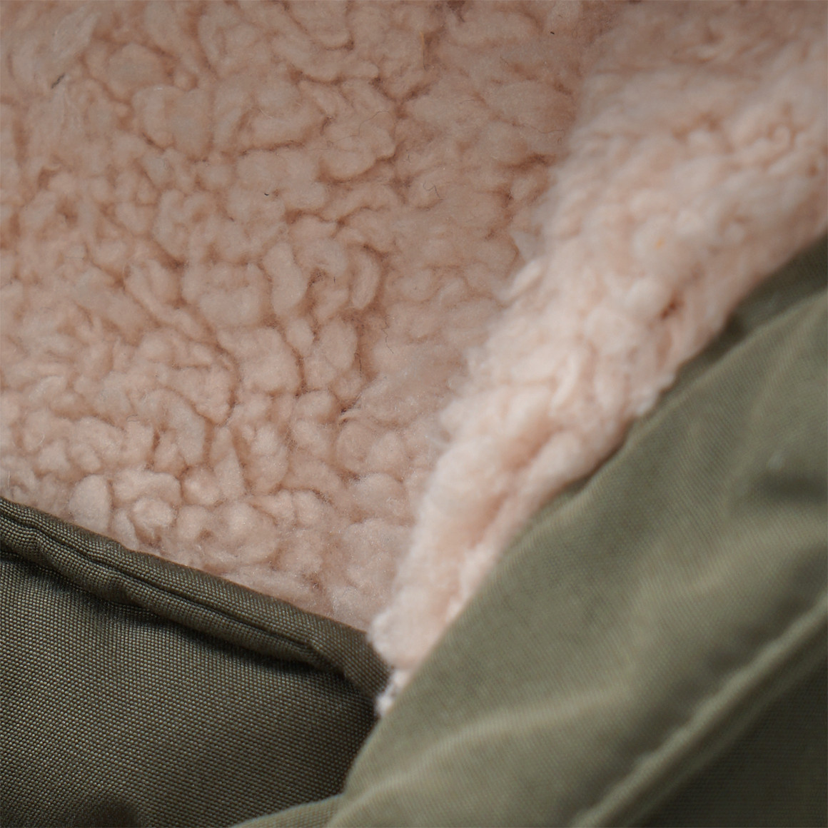 Mädchen Parka mit Fellimitat