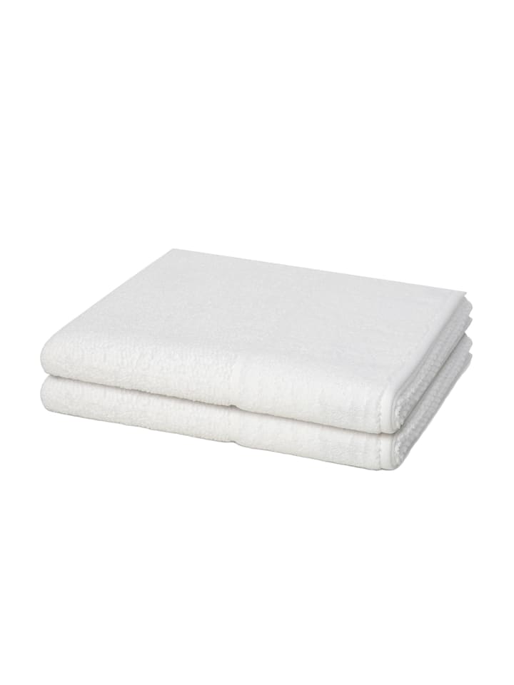 Möve for Frottana 2 X Duschtuch im Set Pearl in Snow günstig kaufen 67 x 140 cm
