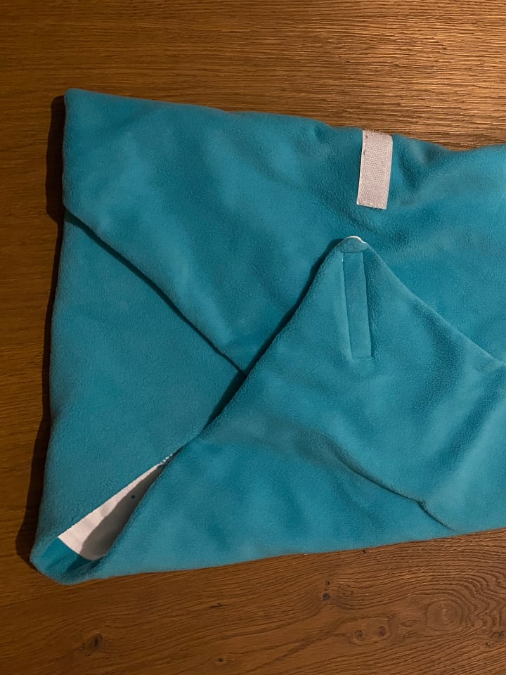 Hobea Sommer-Einschlagdecke in Weiß/ Türkis - (L)70 x (B)70 cm günstig kaufen 1 Stück